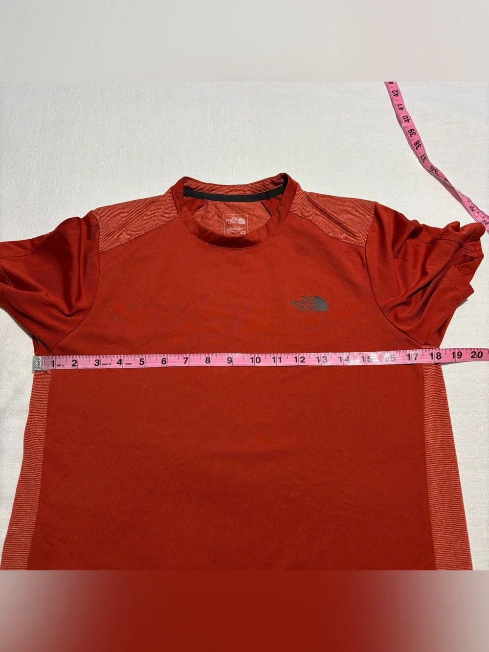 Men’s The North Face Flashdry-XD Tee | Dark Orange / Copper | Size Small